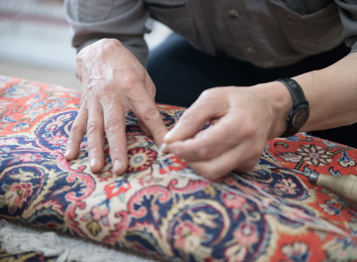 Teppich-Reparatur